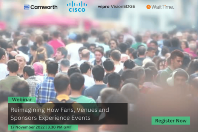 Webinar -17th November 2022 at 3.30PM GMT | Reimagining how Fans, Venues and Sponsors Experience Events